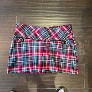 Plaid mini skirt size 3